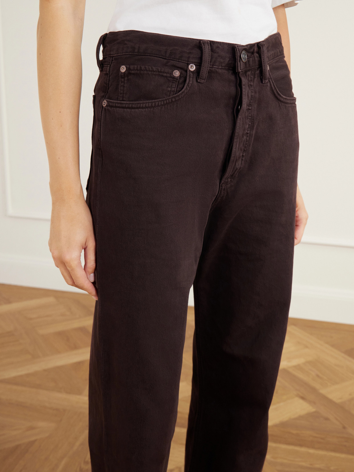 Vintage Loose High-Rise Straight-Leg Jeans
