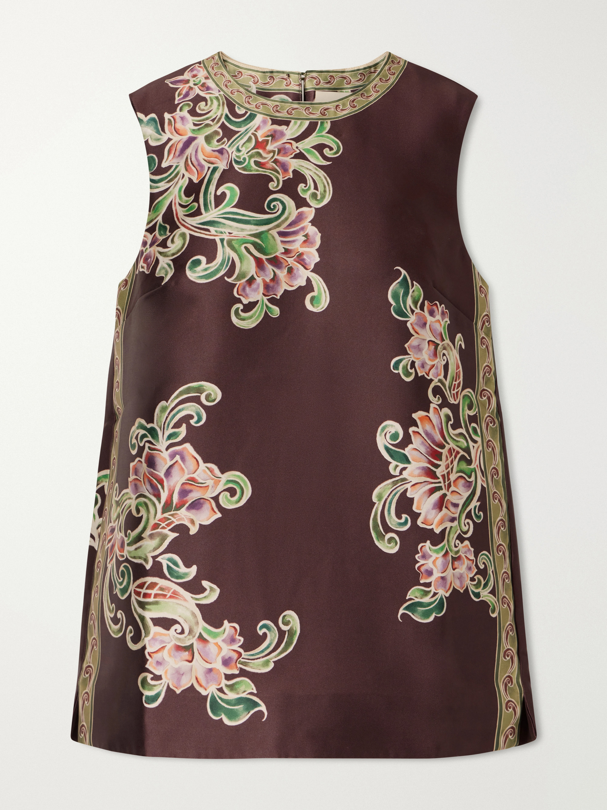 Alémais Josie floral-print twill tunic