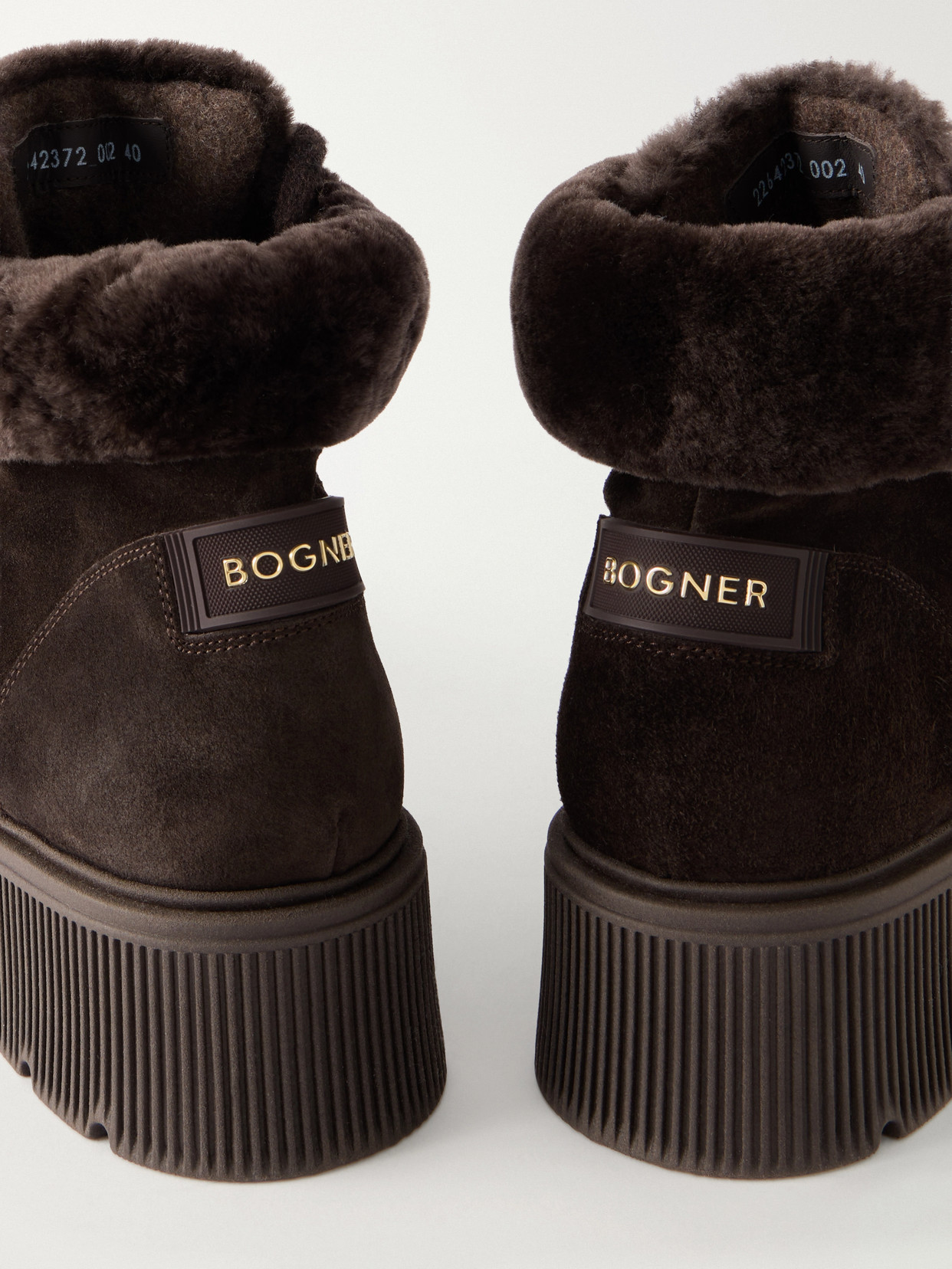 Turin 10 Suede And Wool-Trimmed Ankle Boots