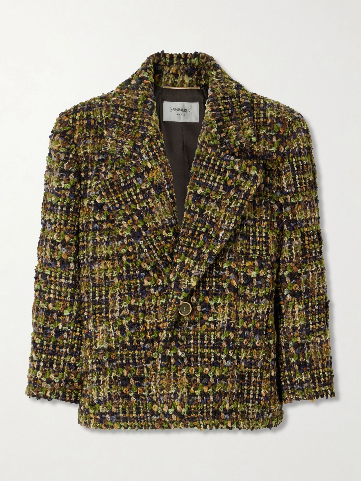 Wool-blend bouclé blazer
