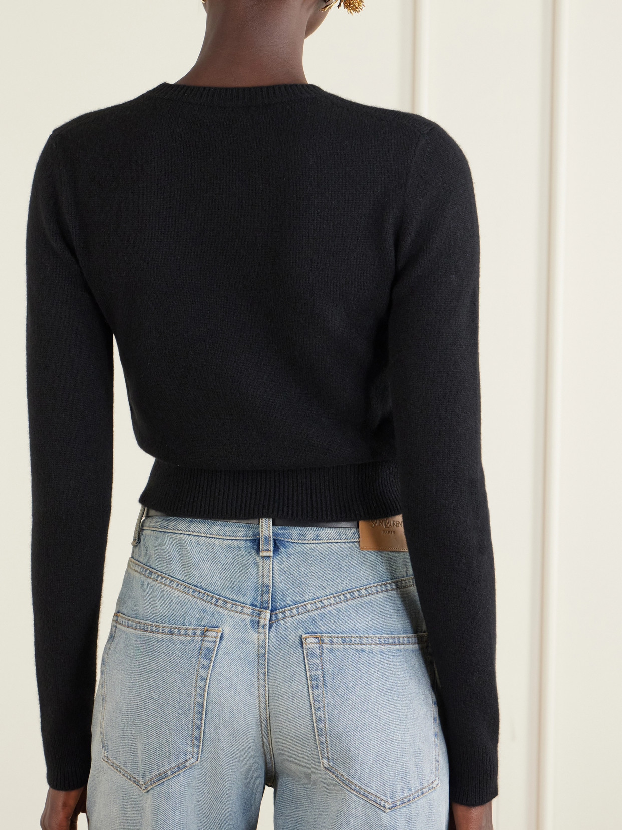 Cropped Cashmere Sweater