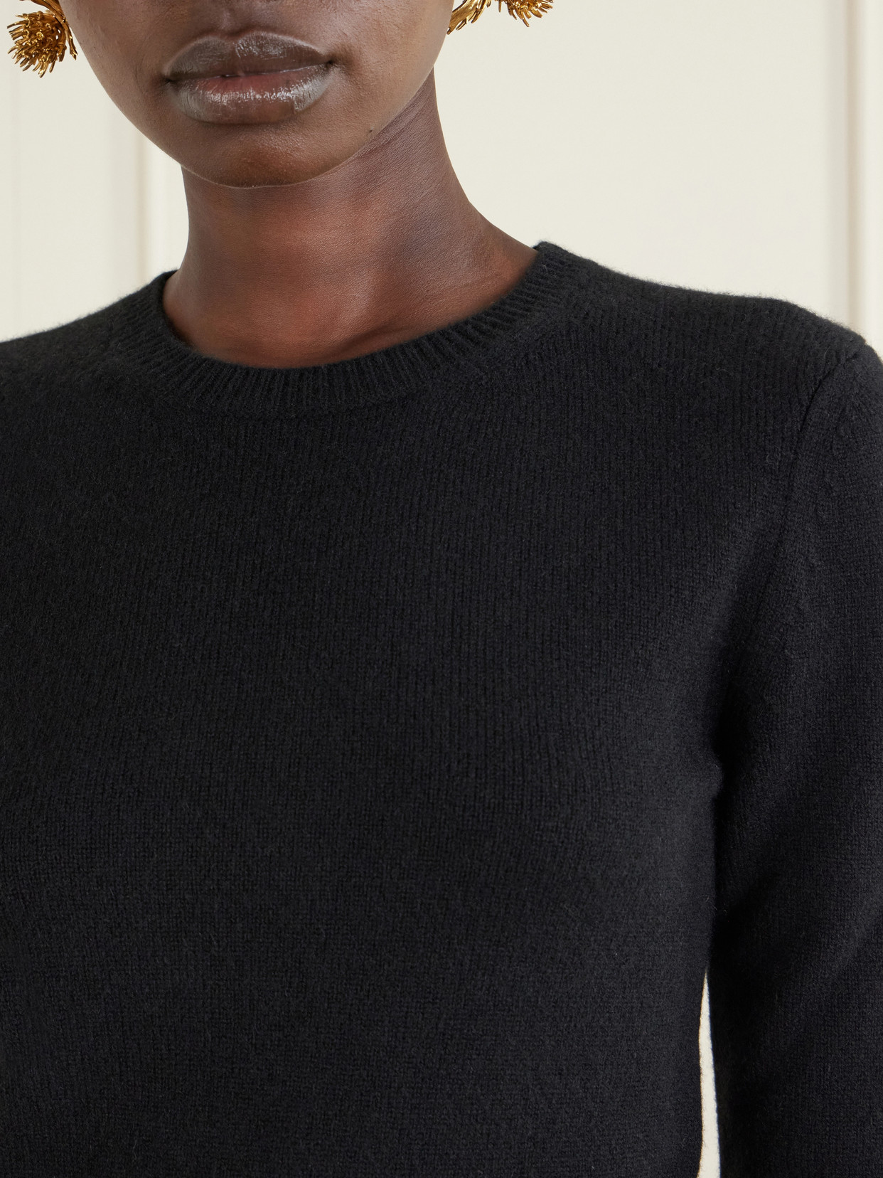 Cropped Cashmere Sweater