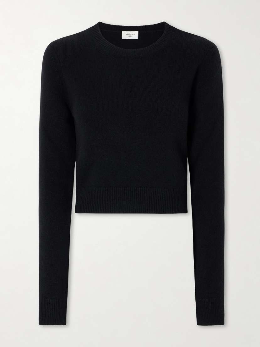 Cropped Cashmere Sweater