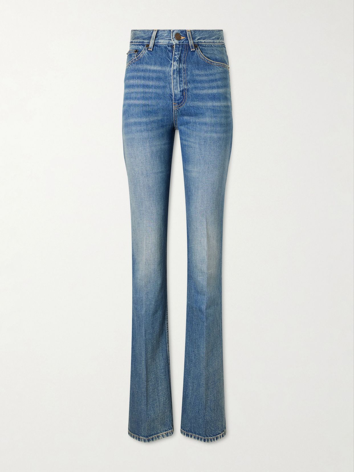 New Clyde high-waisted straight-leg jeans