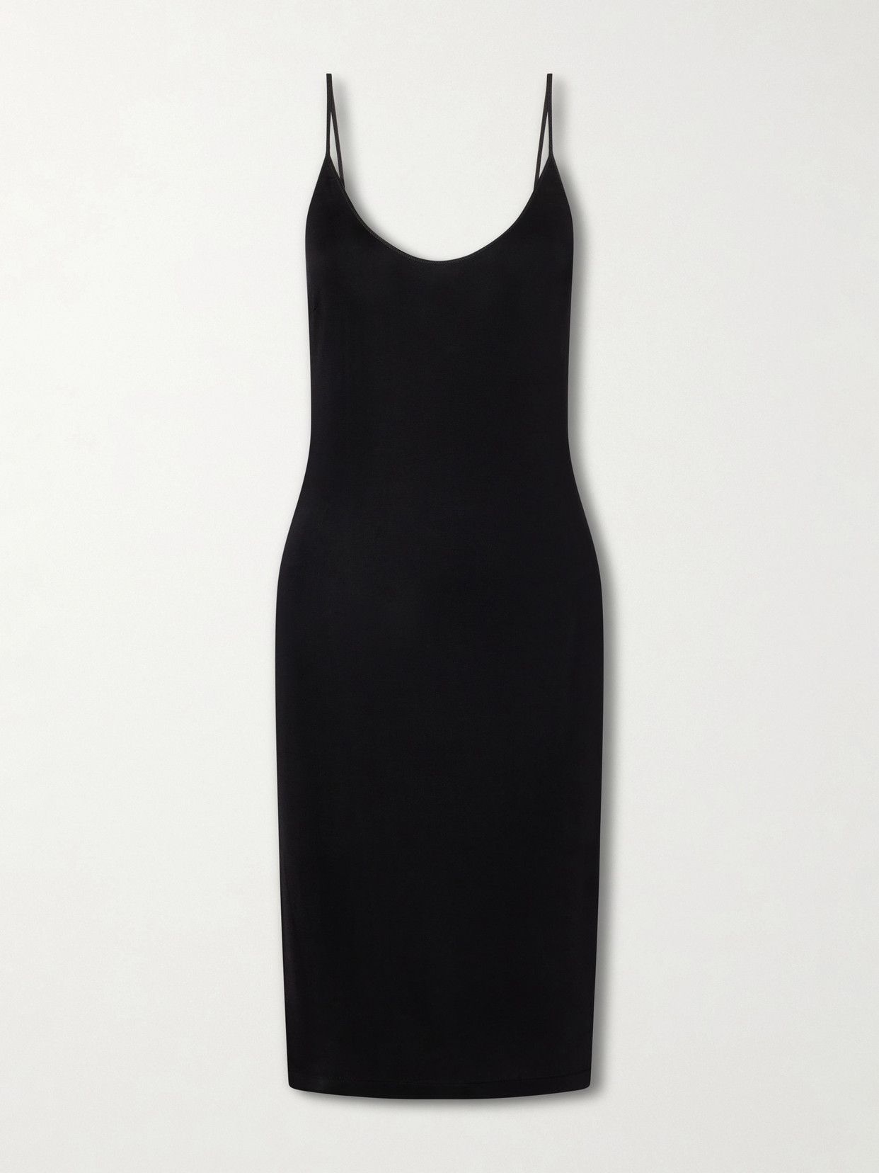 SAINT LAURENT - Jersey Midi Dress - Black