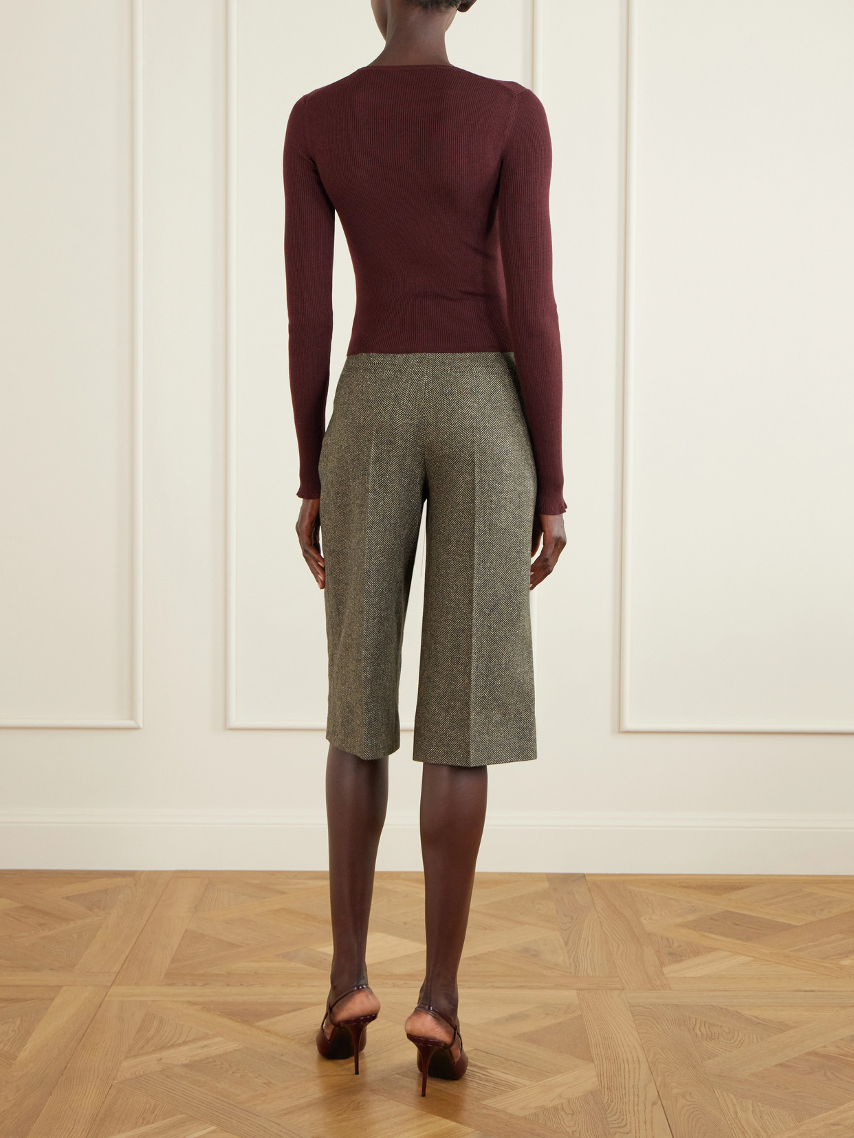 Cashmere, Wool And Silk-Blend T-Shirt