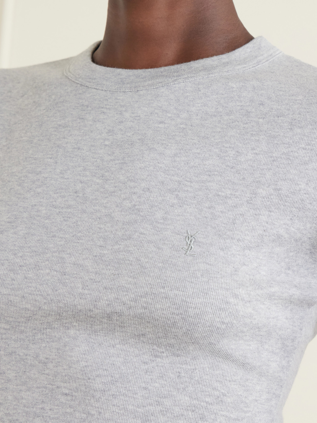 Cropped Jersey T-Shirt