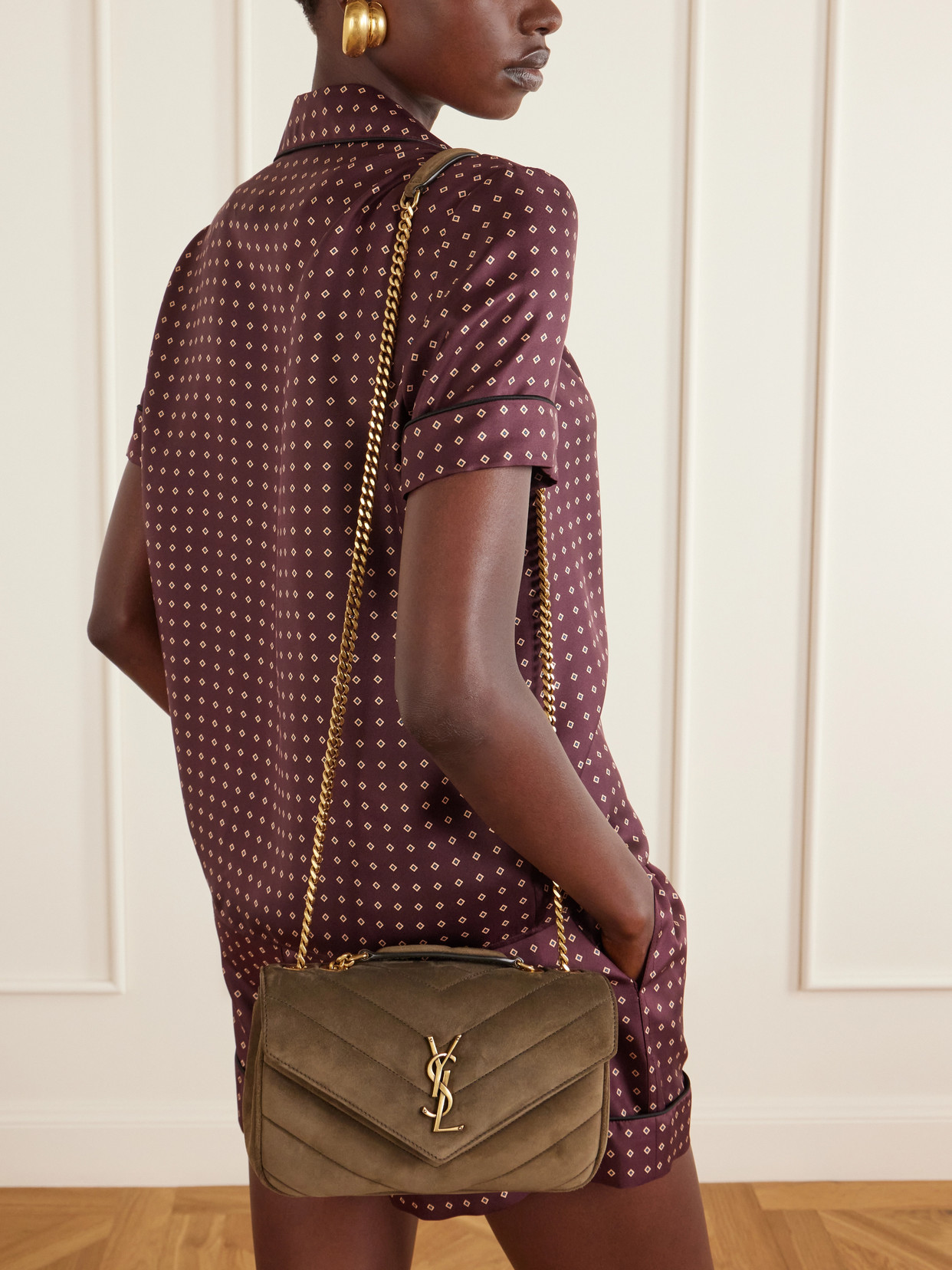 Loulou Small Matelassé Shoulder Bag