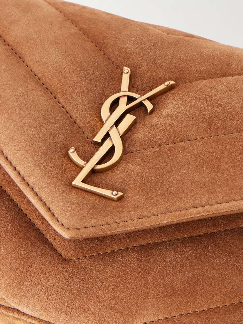 Saint Laurent Lou Lou Small Suede Leather Shoulder Bag | Thumbnail 5