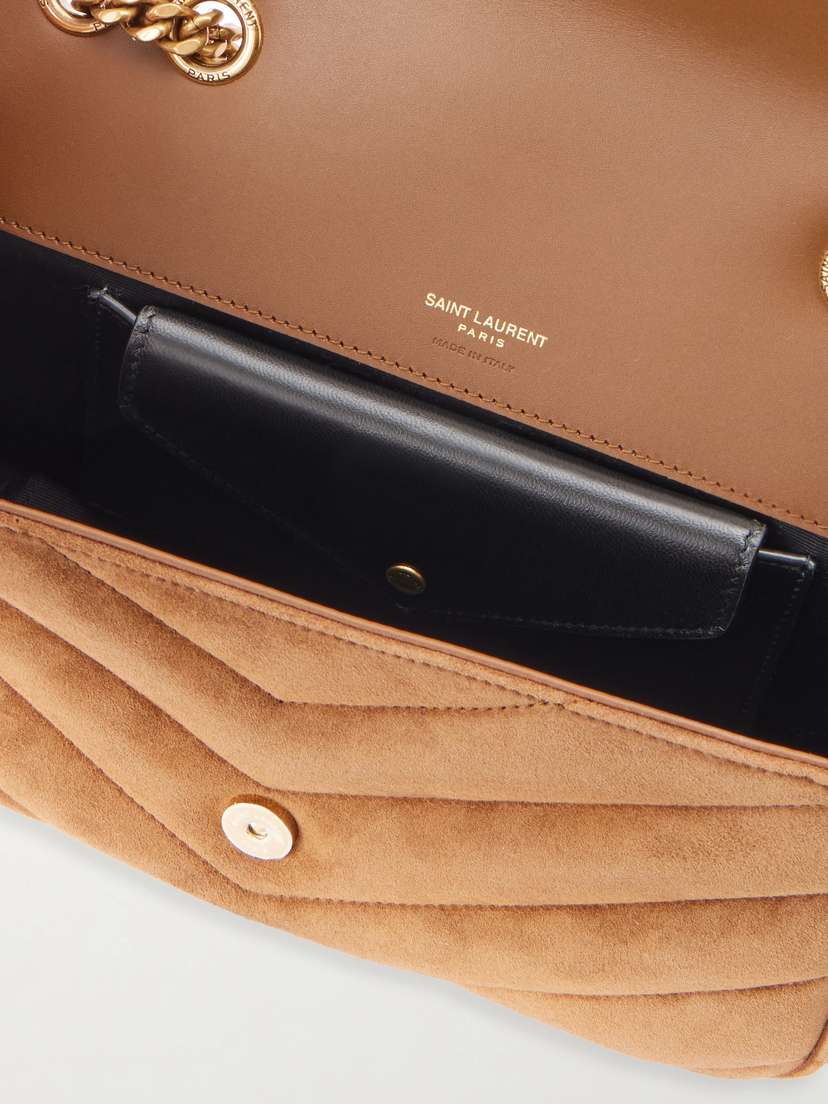 Saint Laurent Lou Lou Small Suede Leather Shoulder Bag | Thumbnail 6