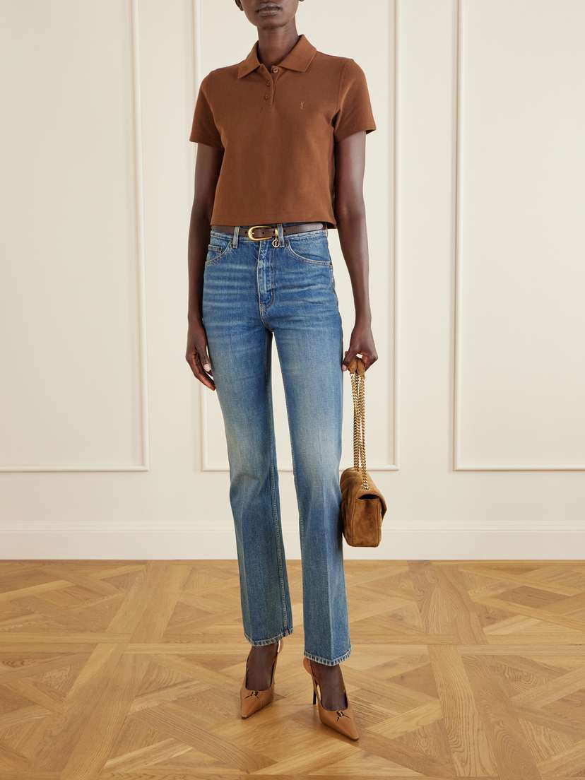 Saint Laurent Lou Lou Small Suede Leather Shoulder Bag | Thumbnail 3