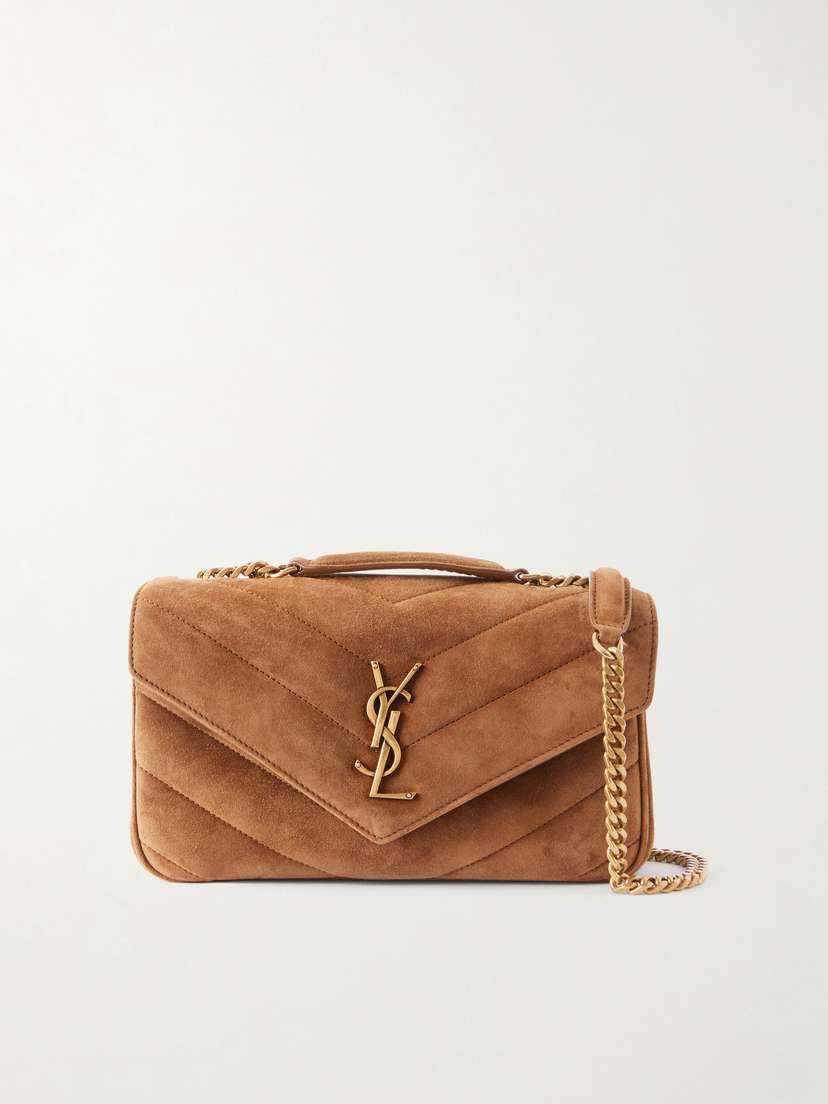 Saint Laurent Lou Lou Small Suede Leather Shoulder Bag - Women's Bags