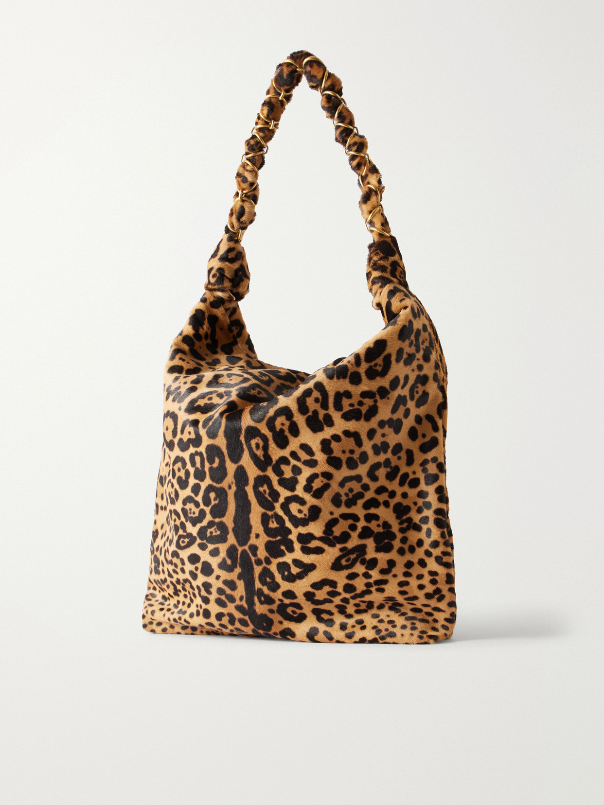 Amalia Leopard-Print Shoulder Bag