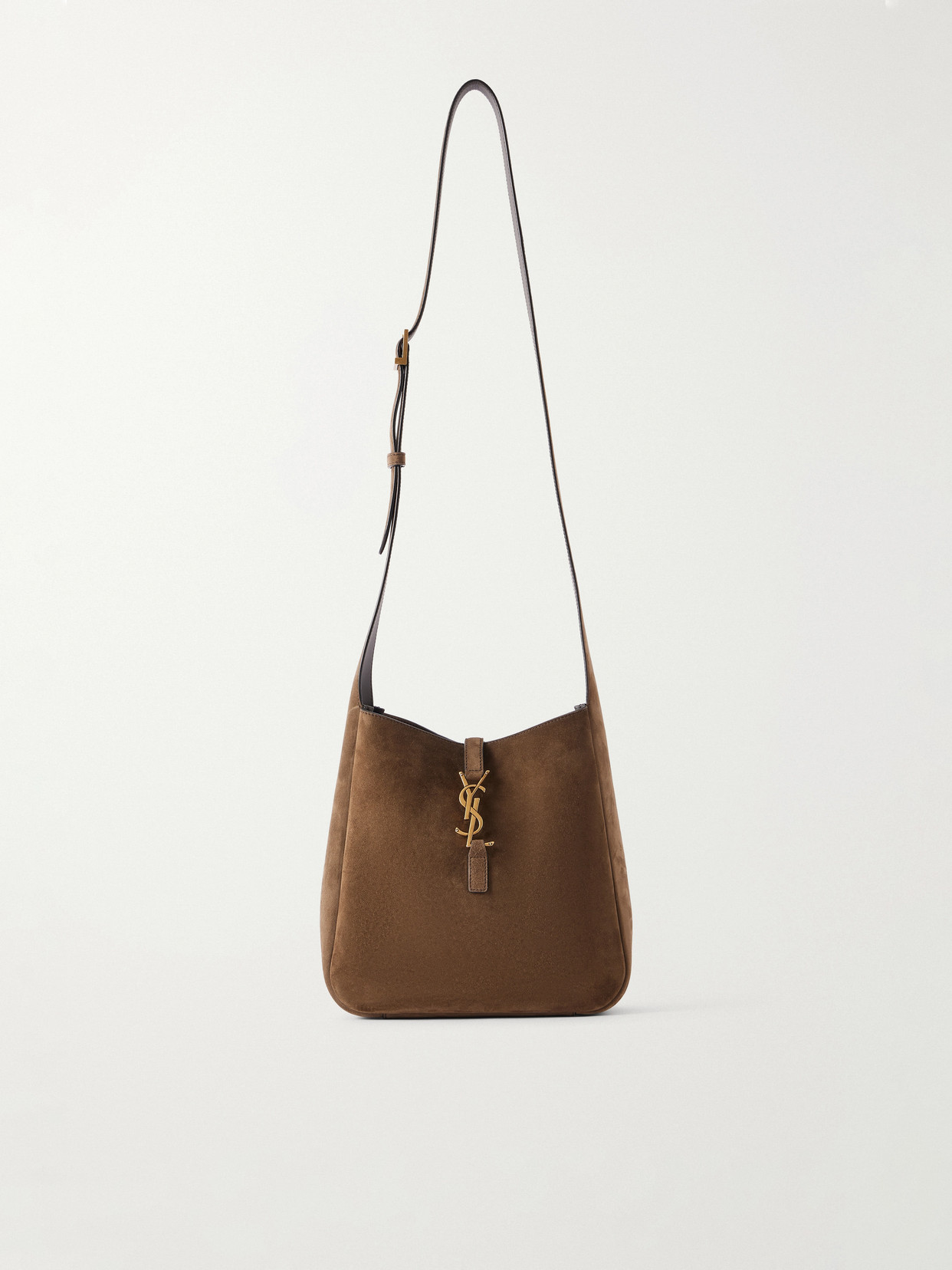 SAINT LAURENT - Le 5 À 7 Suede Shoulder Bag - Green