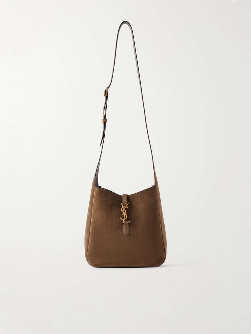 Le 5 À 7 Suede Shoulder Bag