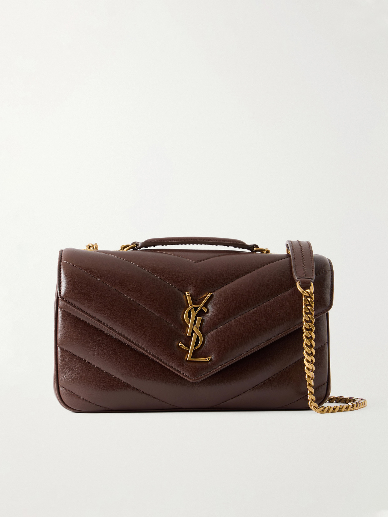 Loulou Cassandre-Embellished Shoulder Bag