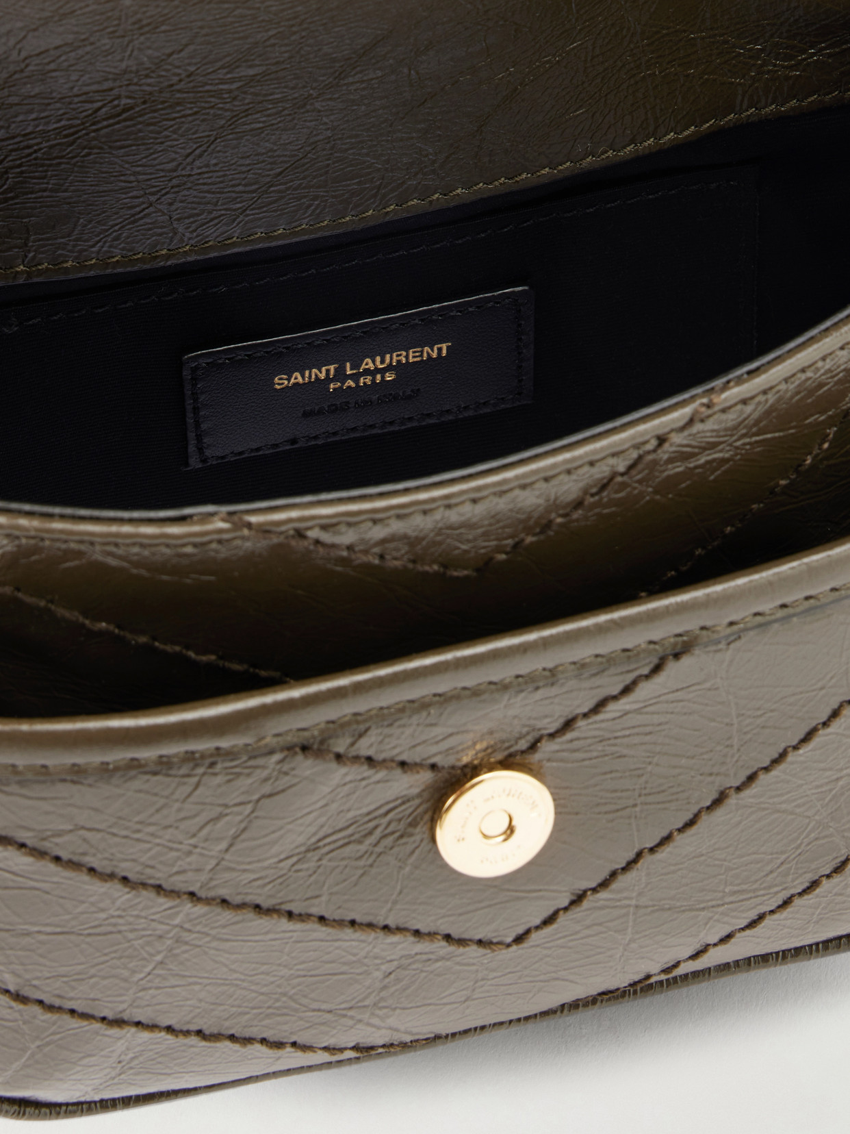 Niki Mini Crinkled-Leather Shoulder Bag