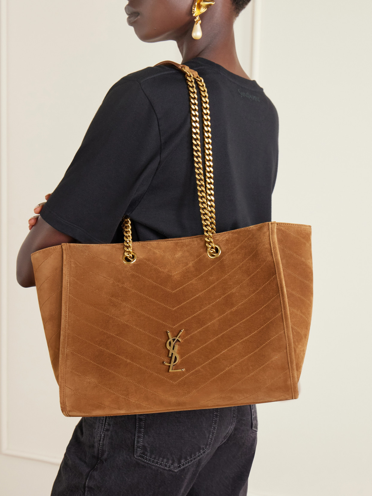 Niki Shopper Quilted Shoulder Bag