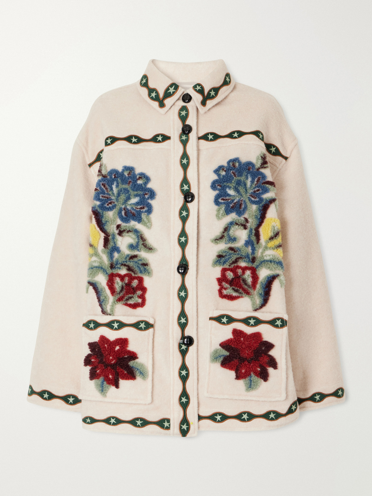 Tufted Fleece Coat