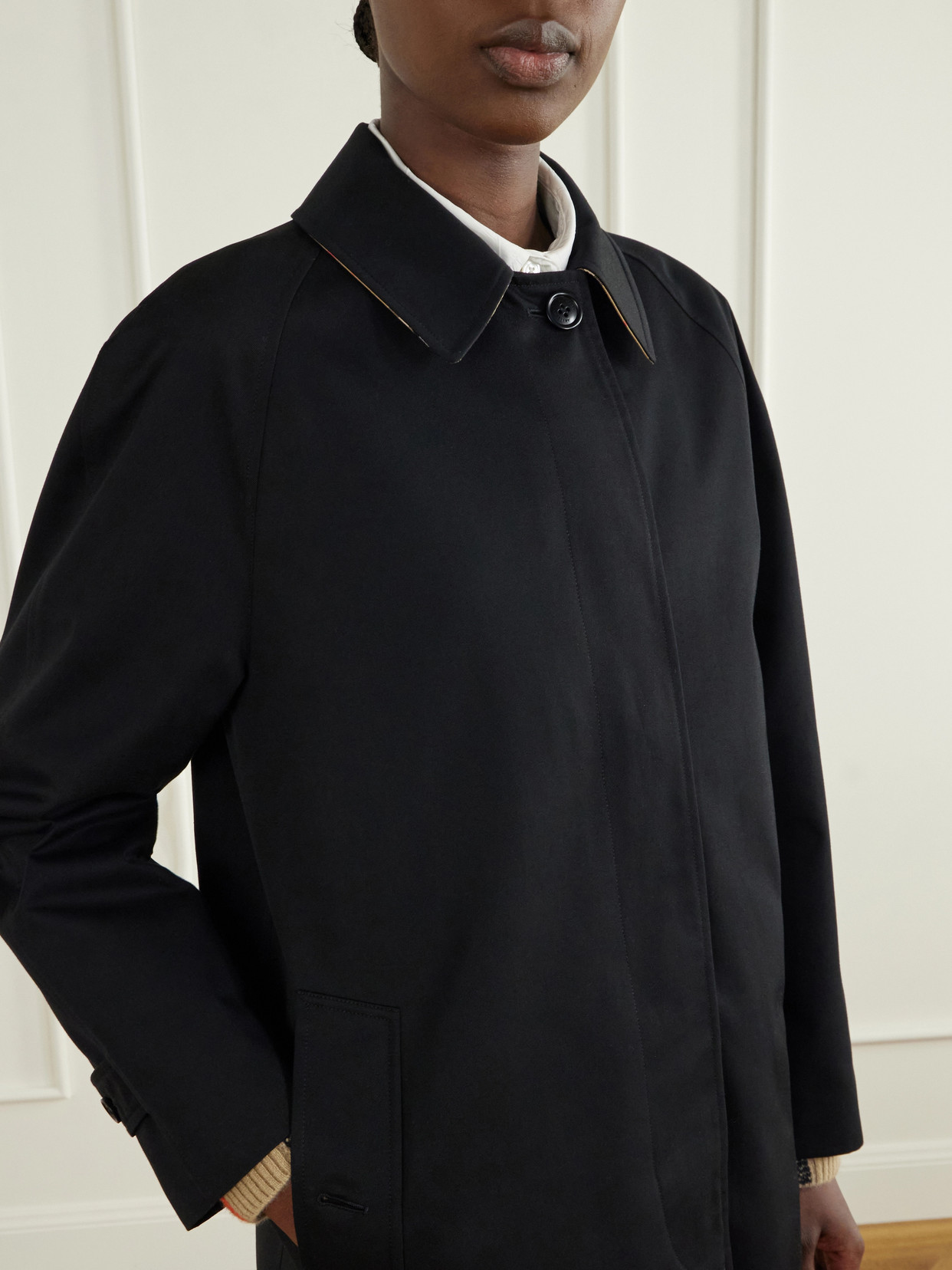 Cotton-Gabardine Coat