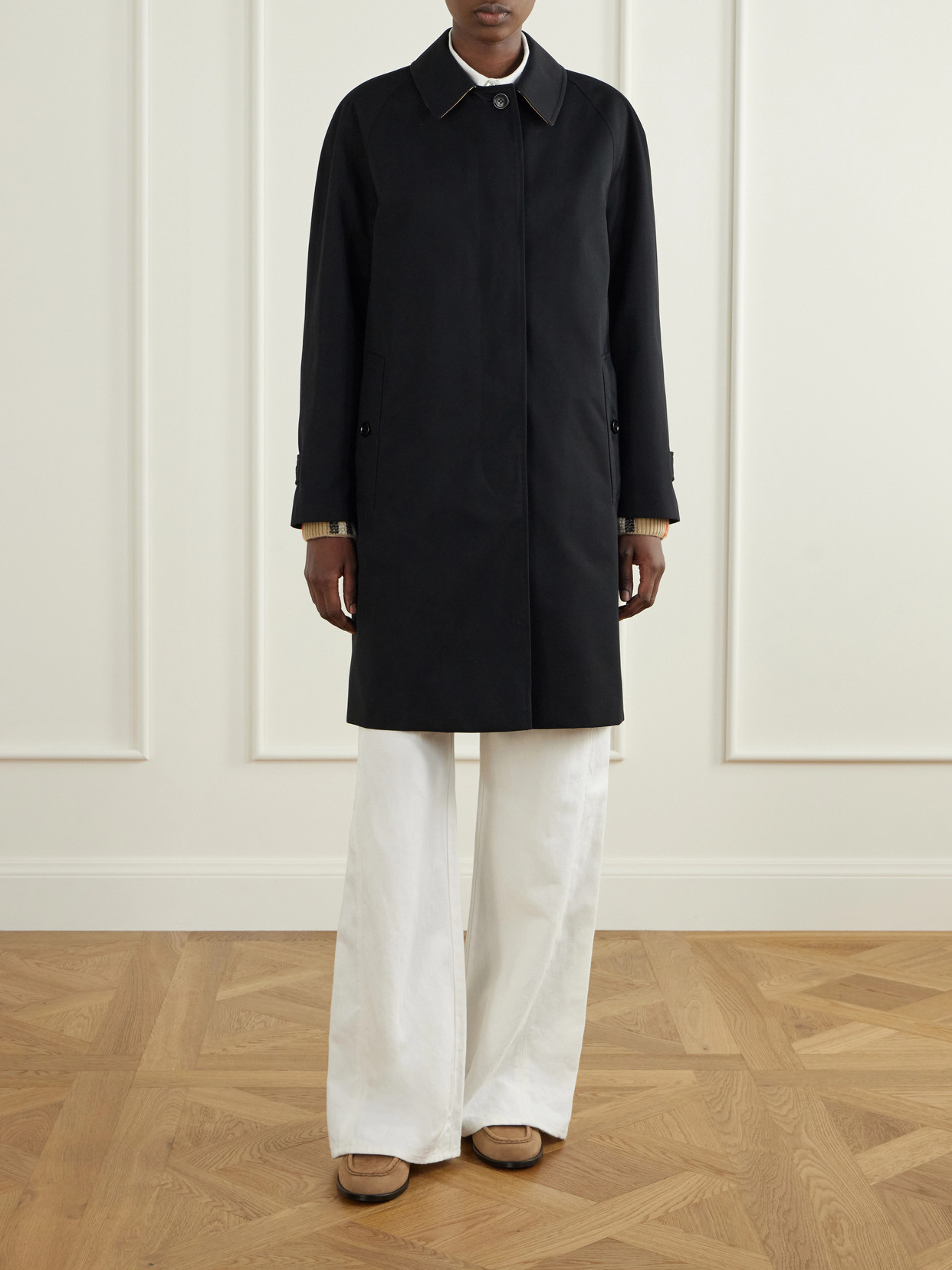 Cotton-Gabardine Coat
