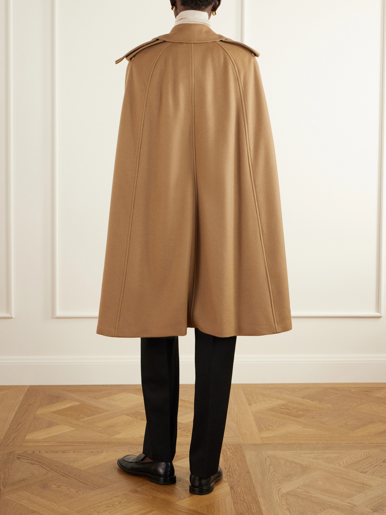 Belmont Belted Cashmere Cape