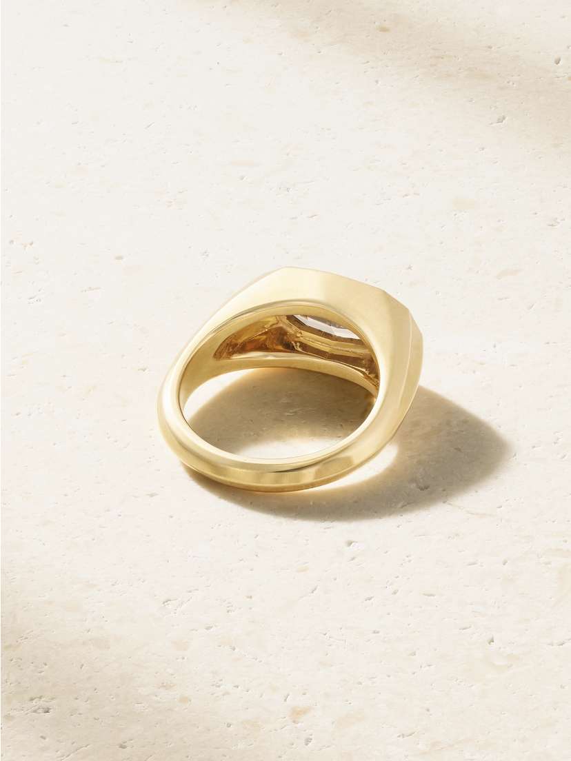 Lucy Delius Insignia 18-karat Gold Diamond Ring | Thumbnail 3