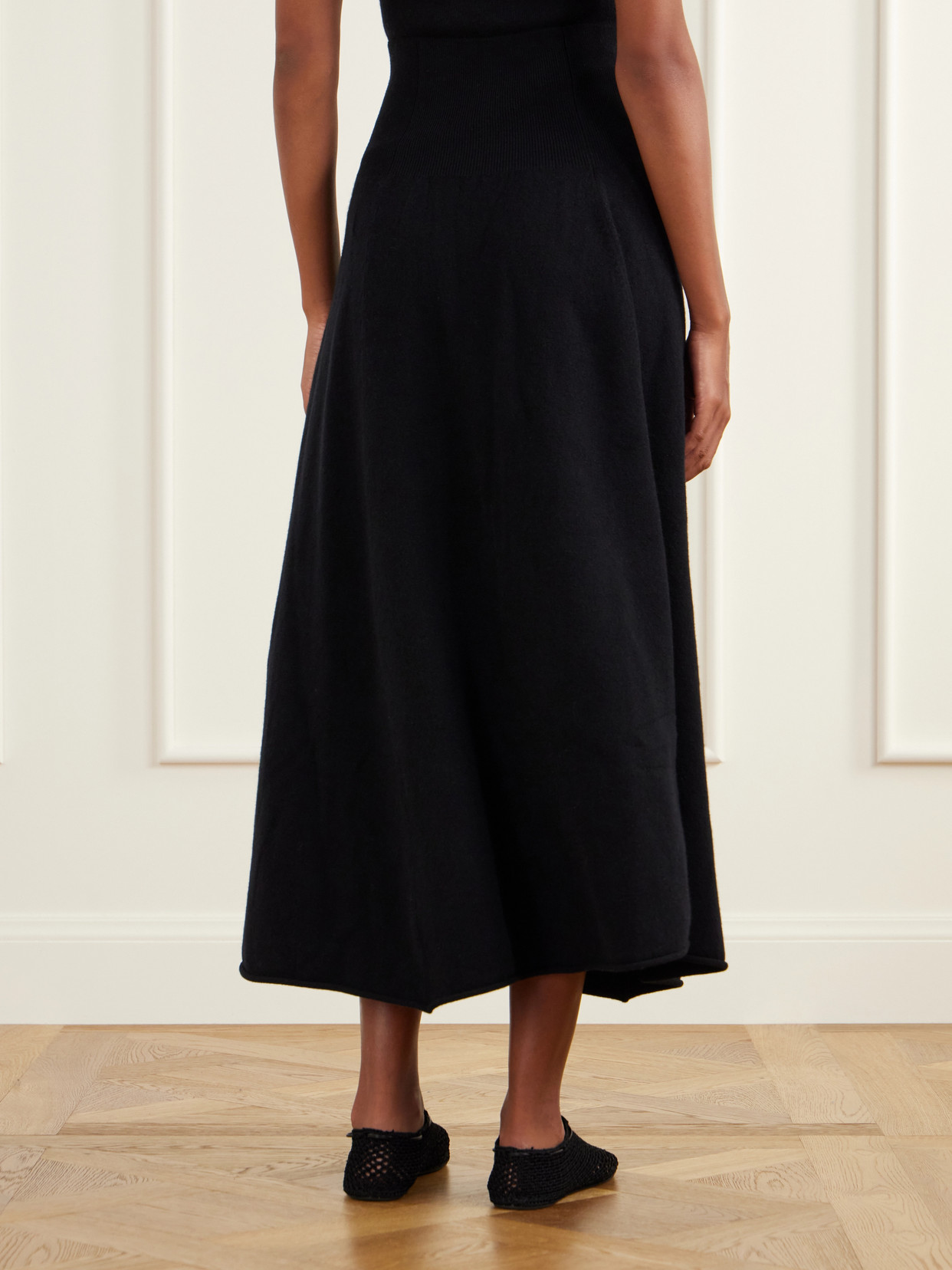 Ease Knit Cashmere-Blend Midi