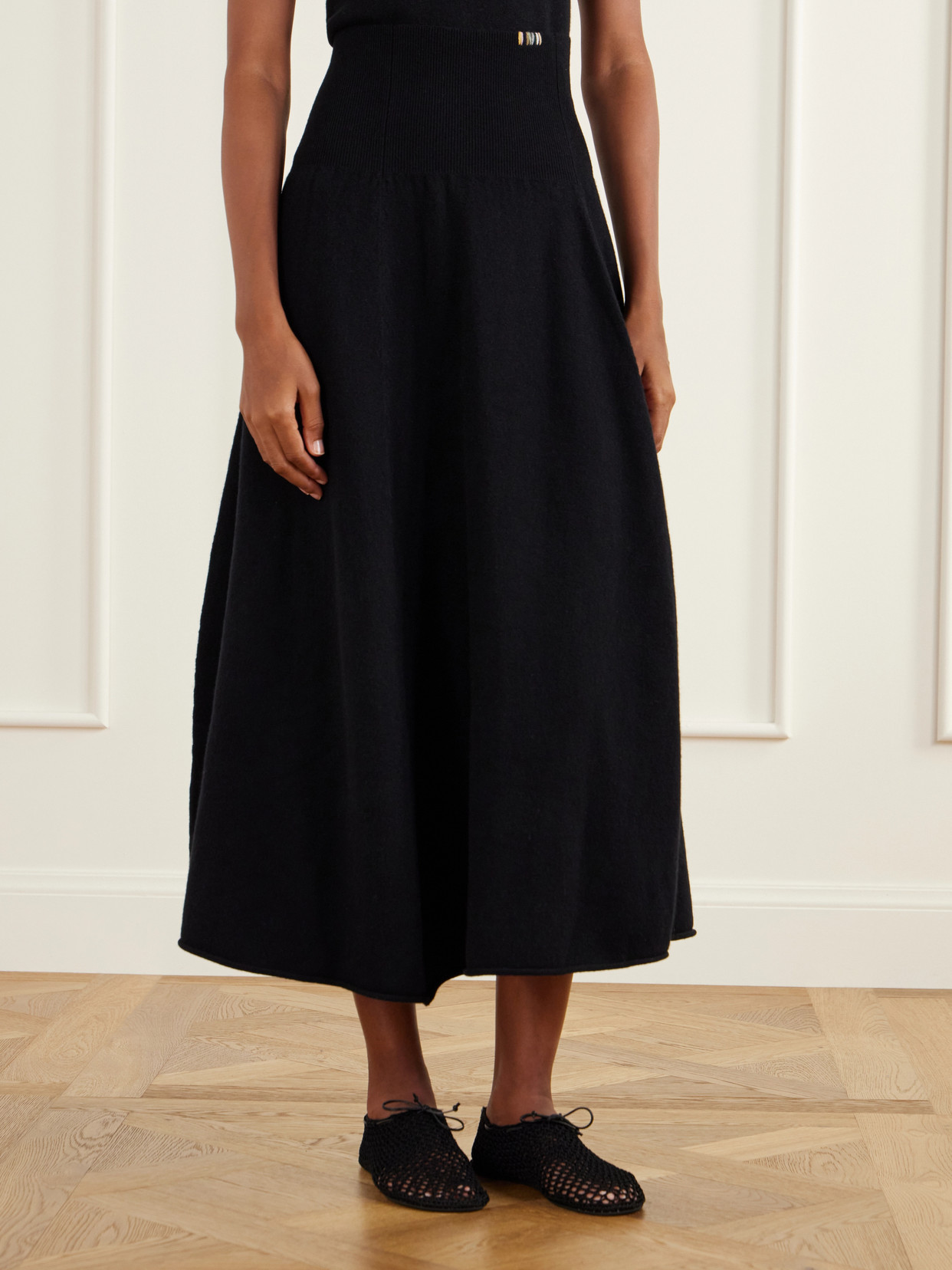 Ease Knit Cashmere-Blend Midi