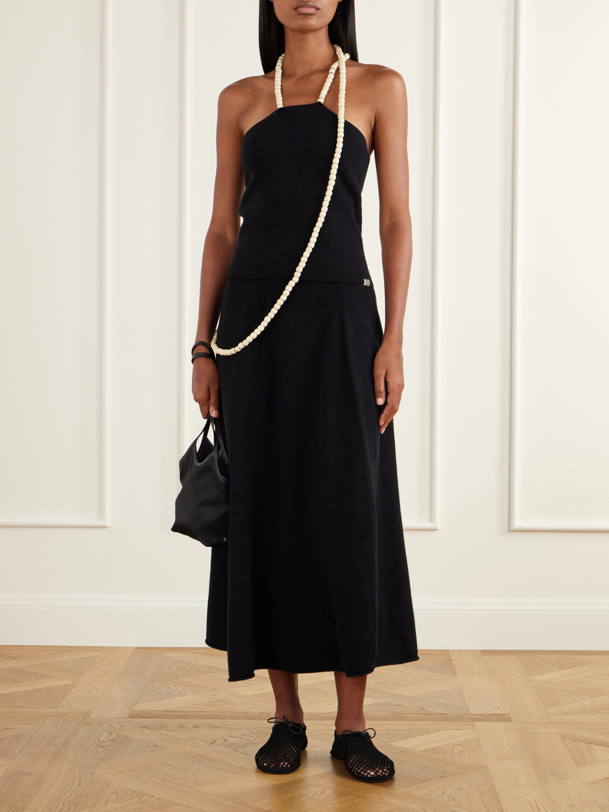 Ease Knit Cashmere-Blend Midi