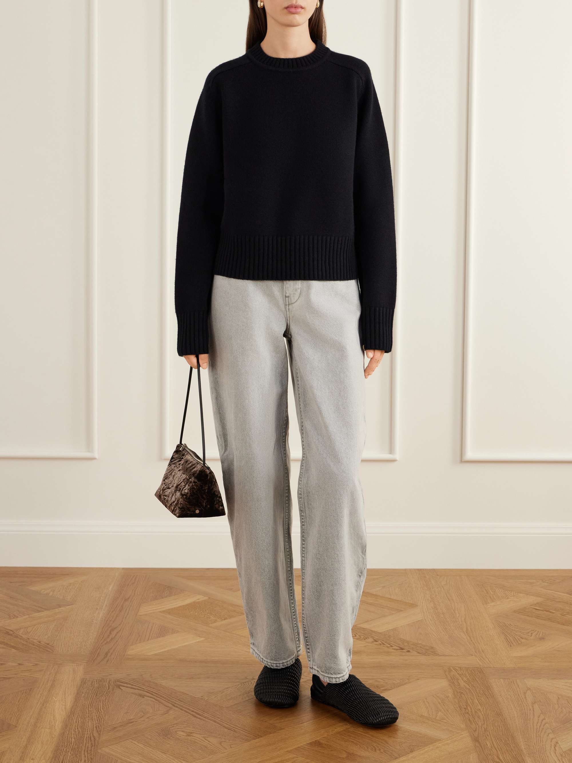EXTREME CASHMERE N°167 Please cashmere-blend sweater