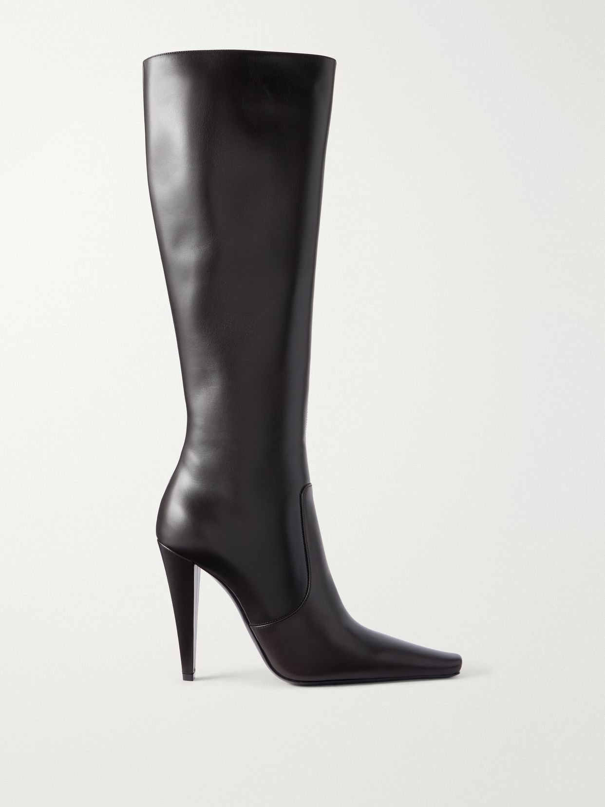 77 110 leather knee height boots