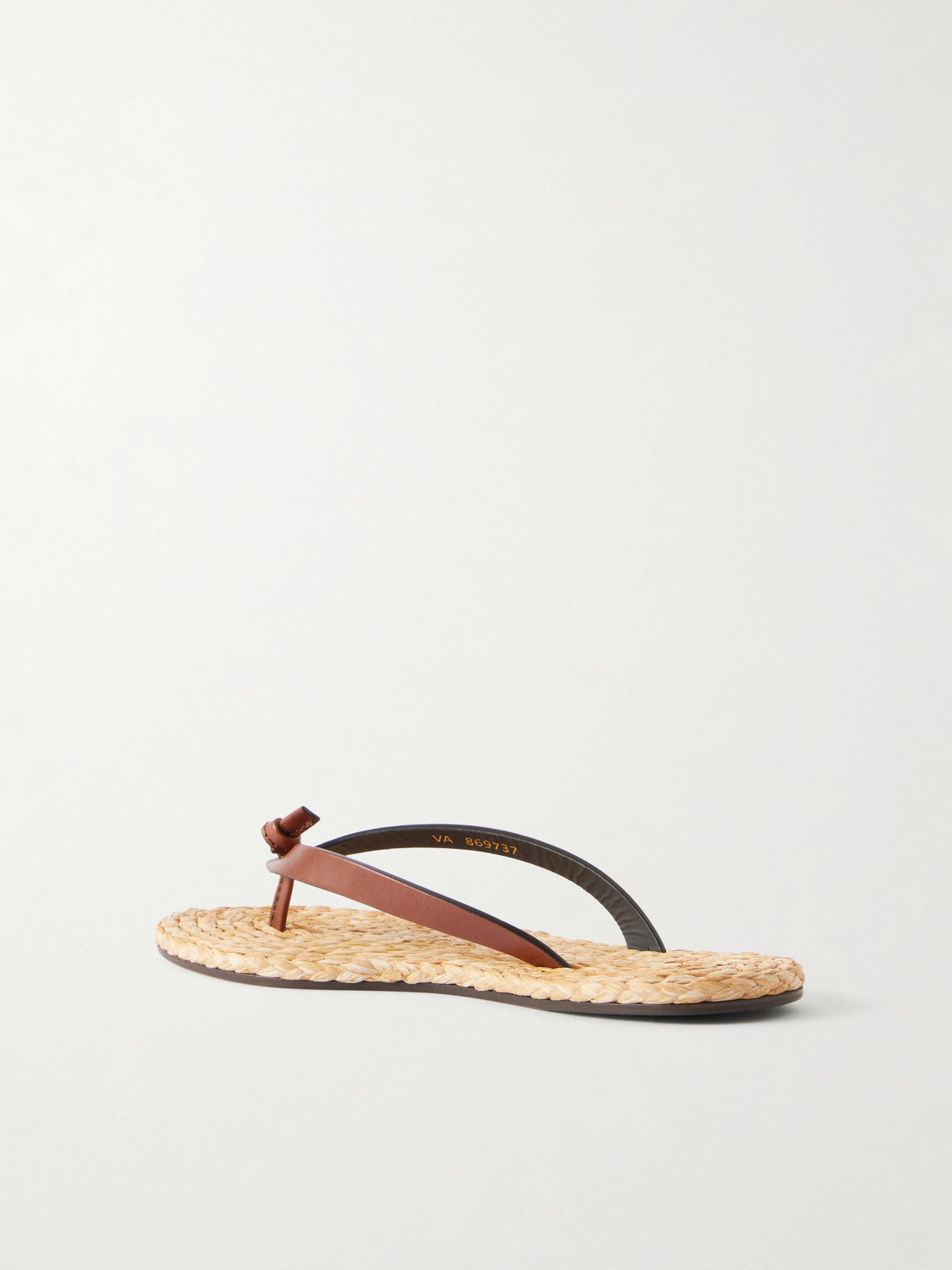 Pool Knotted Leather Flip Flops