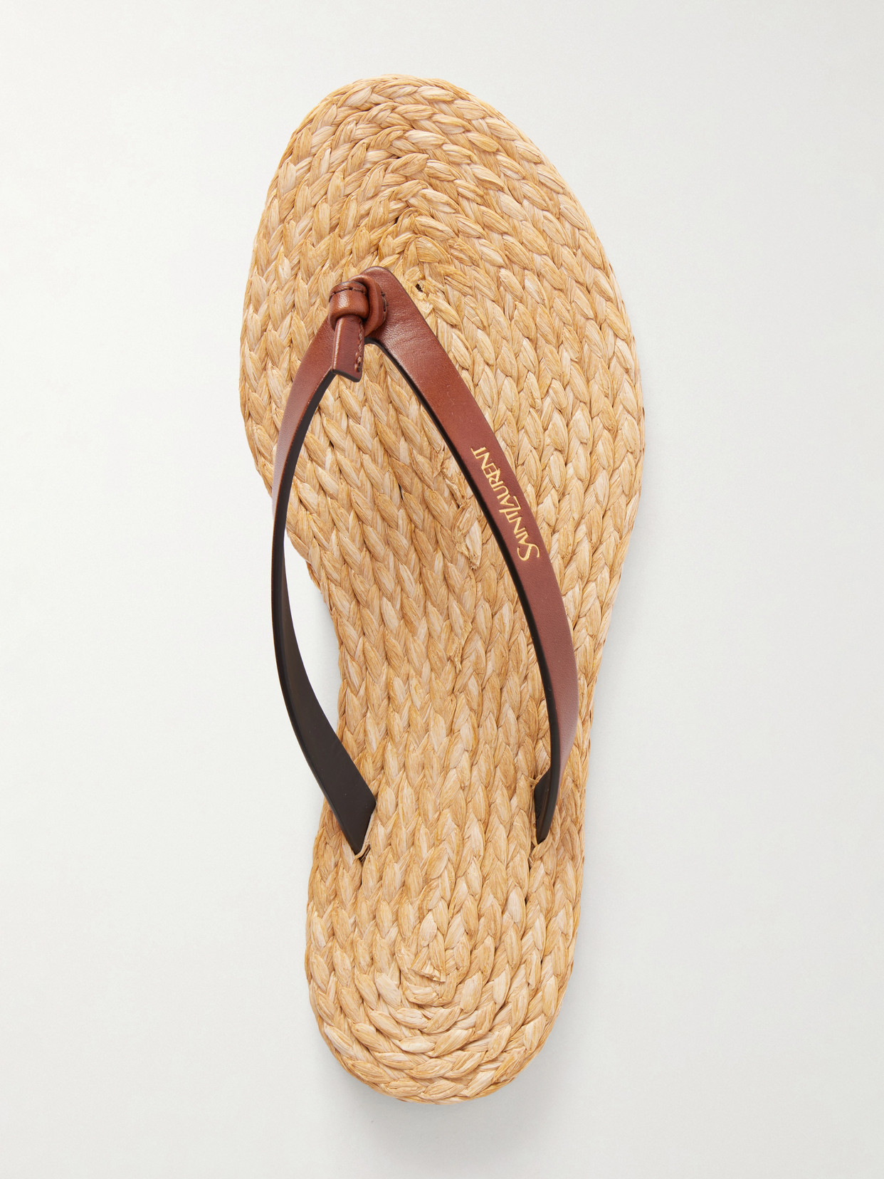 Pool Knotted Leather Flip Flops
