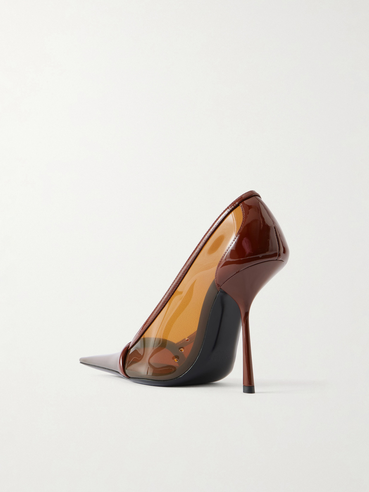 Brigitte Patent Leather-Trimmed Tpu Pumps