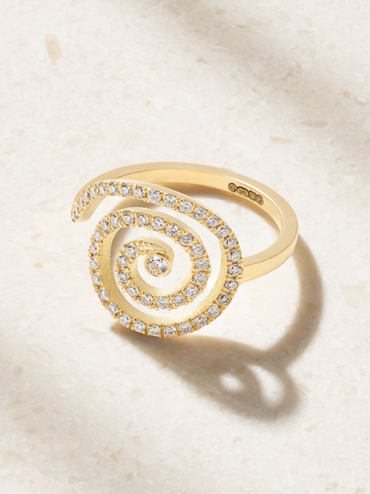 Ileana Makri Spira 18-karat Gold Diamond Ring