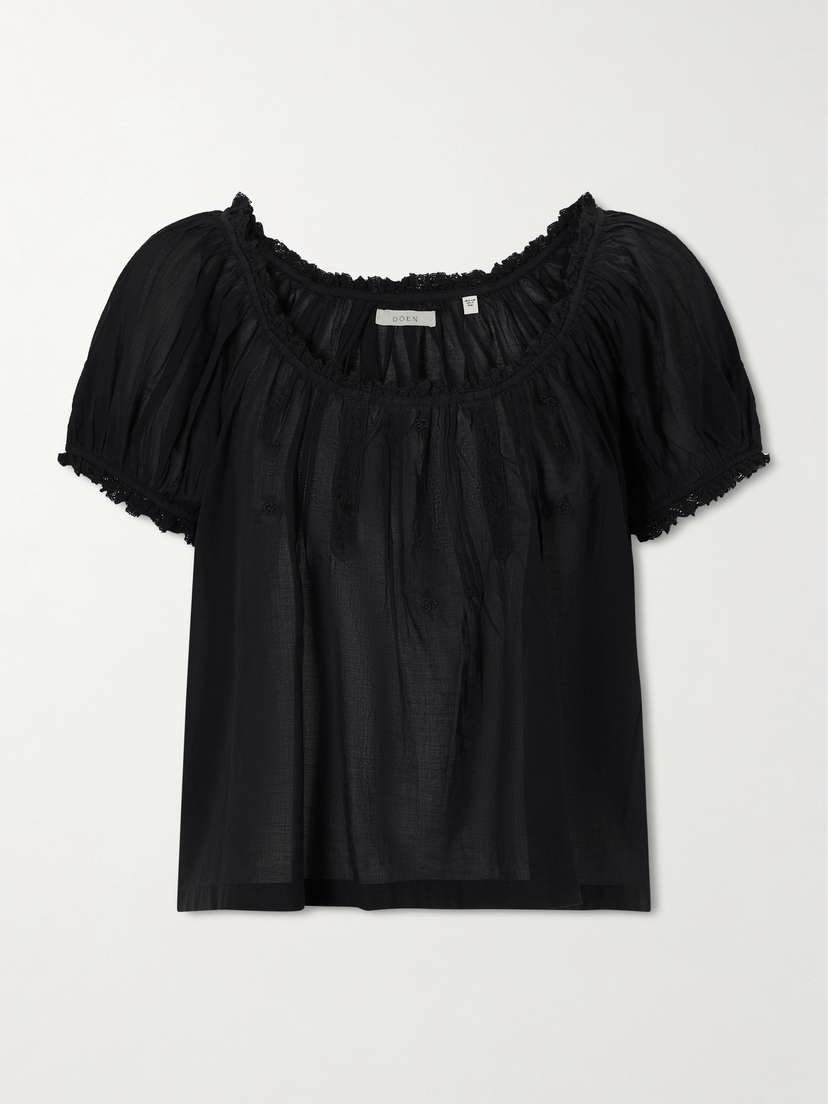 DÔEN Frederica Organic Cotton-voile Blouse | Thumbnail 5