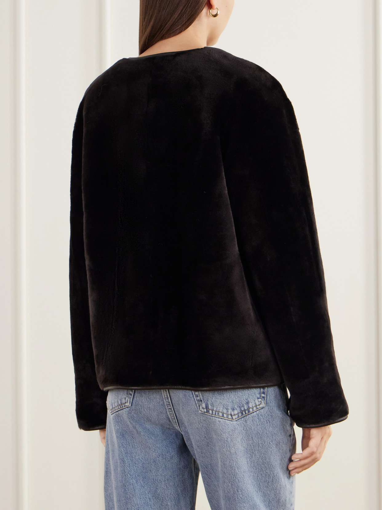 Gloria Reversible Shearling And Jacket