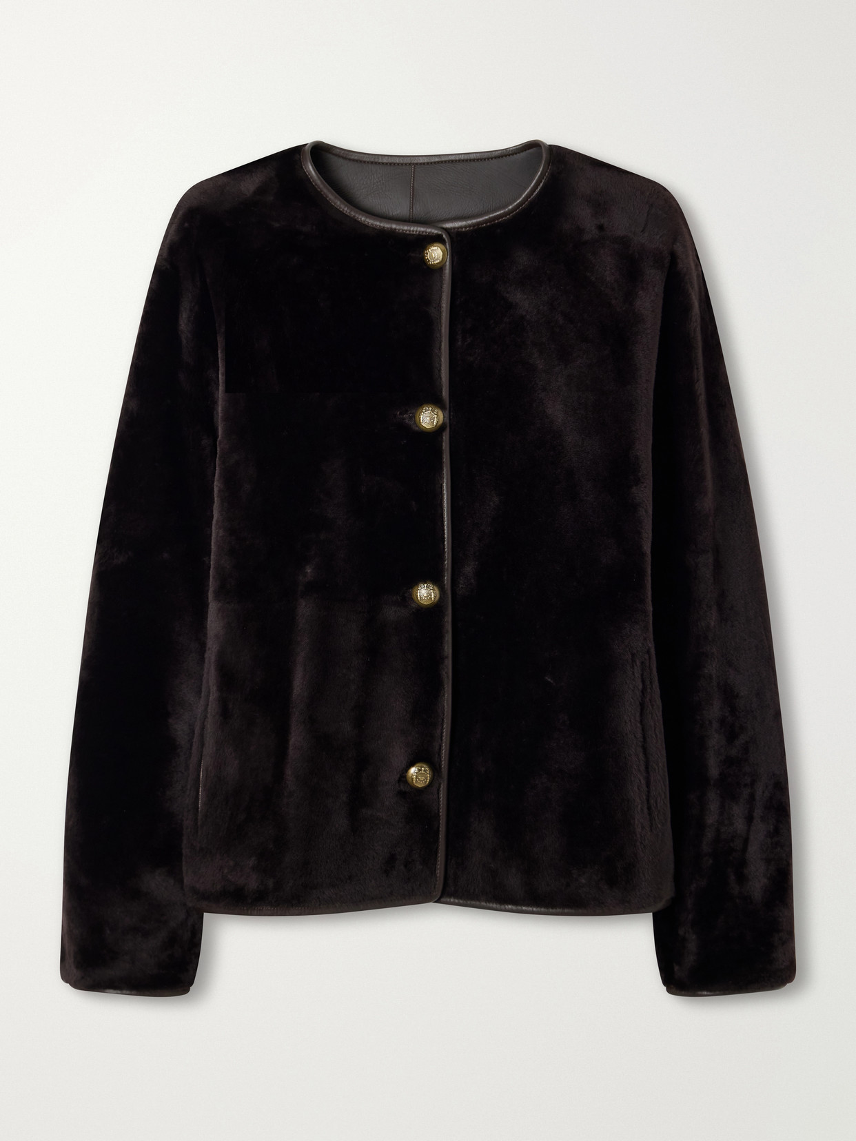 Gloria Reversible Shearling And Jacket