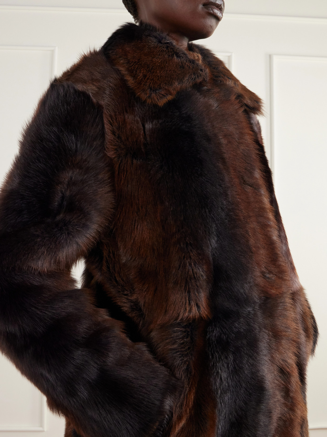 Verena Reversible Shearling And Coat