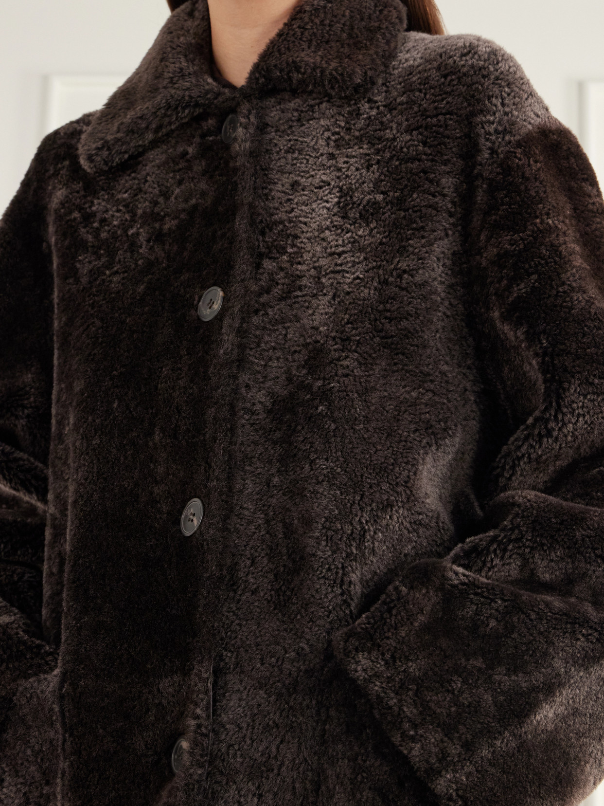 Zoey Reversible Shearling And Coat