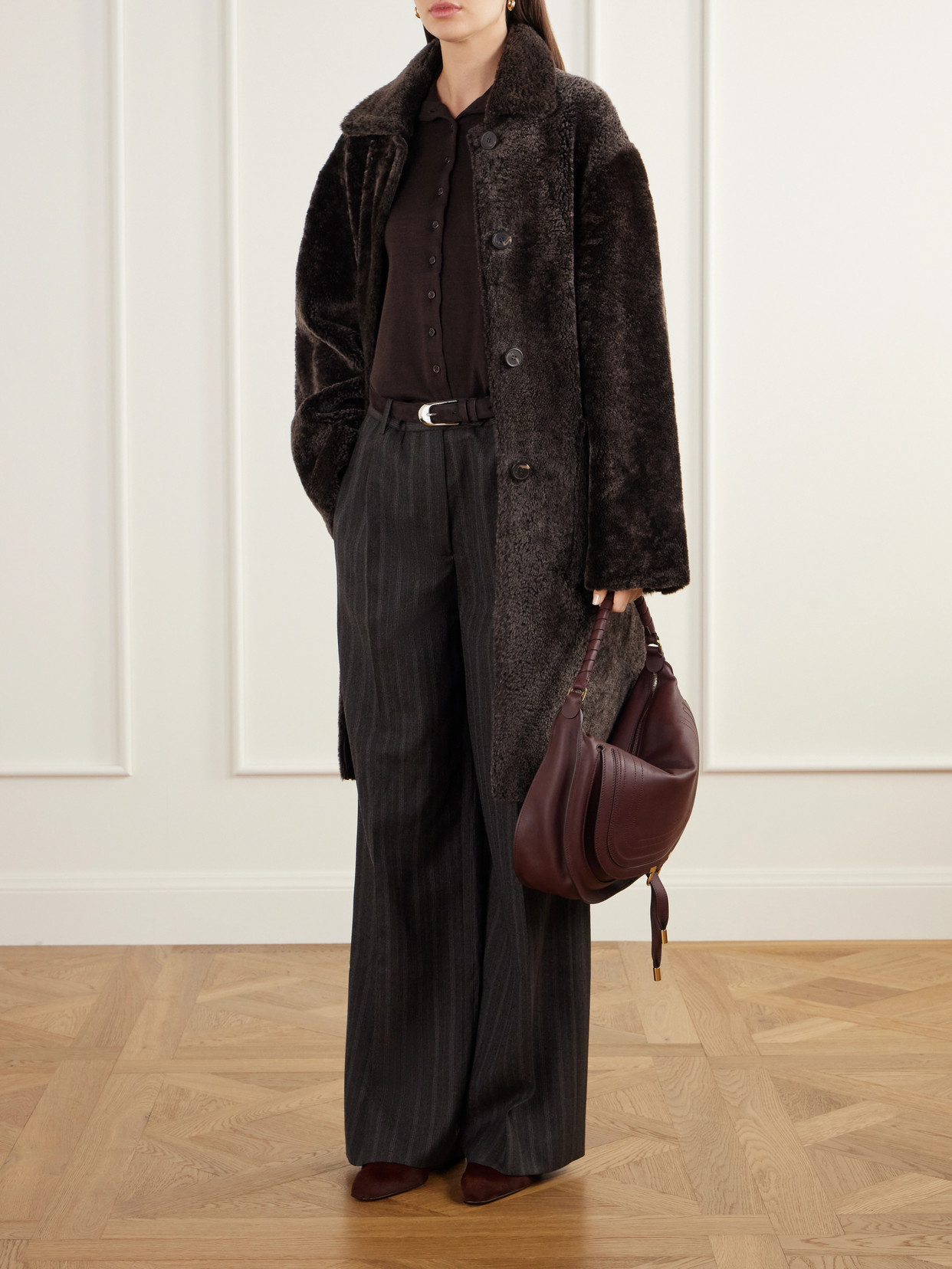 Zoey Reversible Shearling And Coat