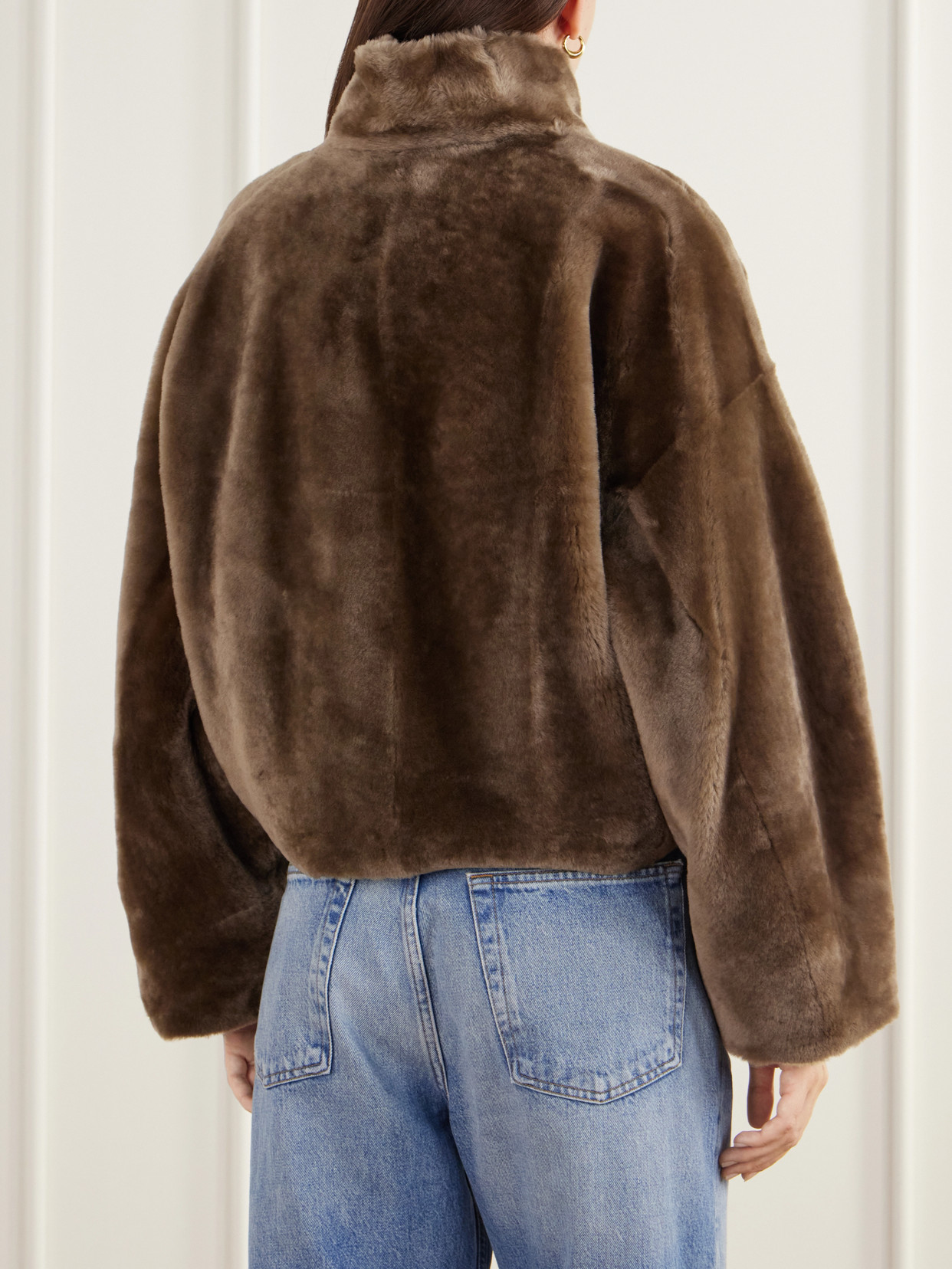 Indy Reversible Shearling And Jacket