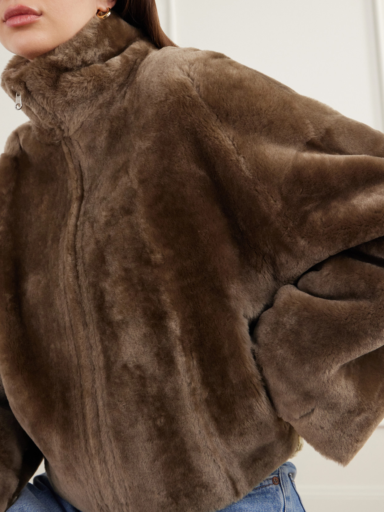 Indy Reversible Shearling And Jacket