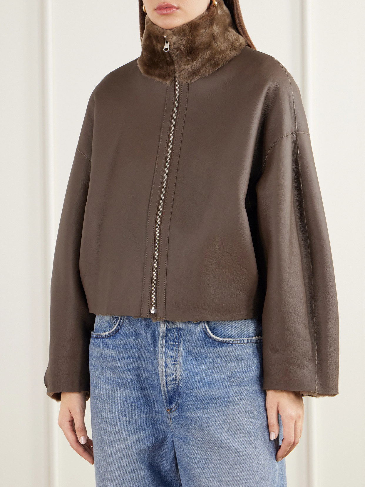 Indy Reversible Shearling And Jacket