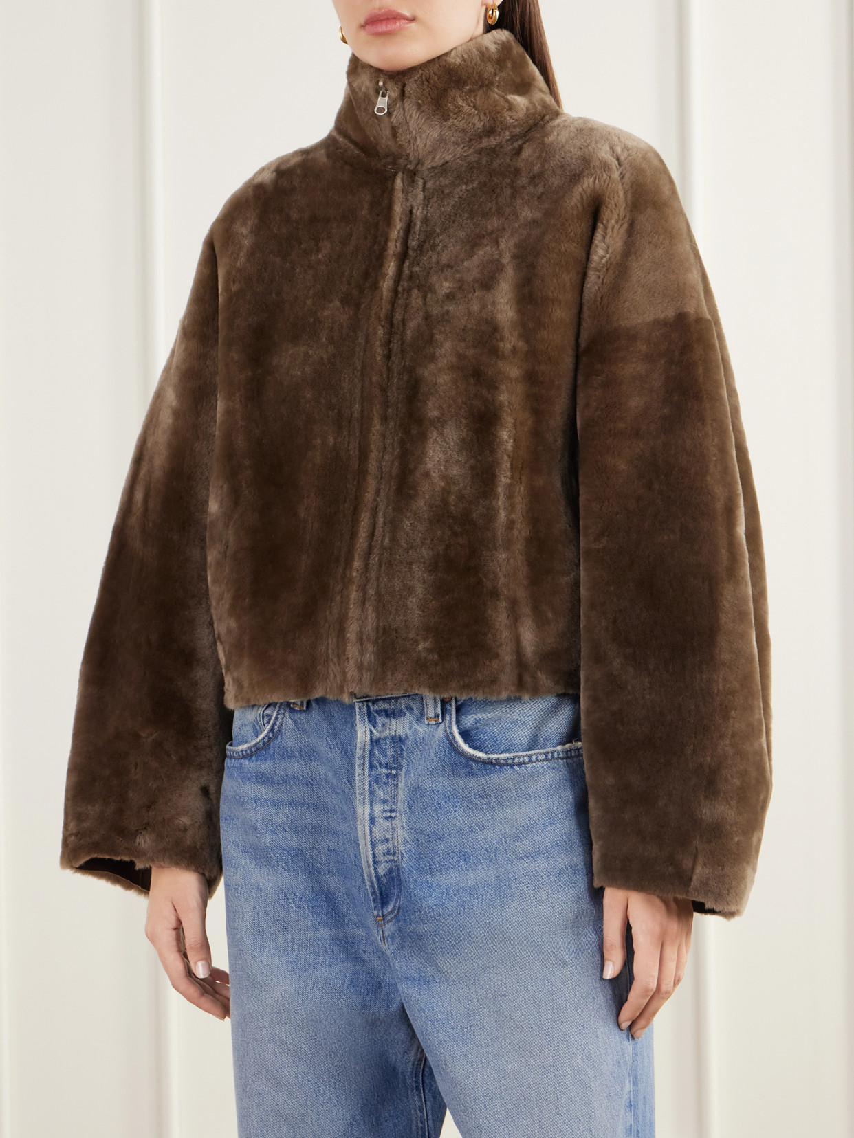 Indy Reversible Shearling And Jacket