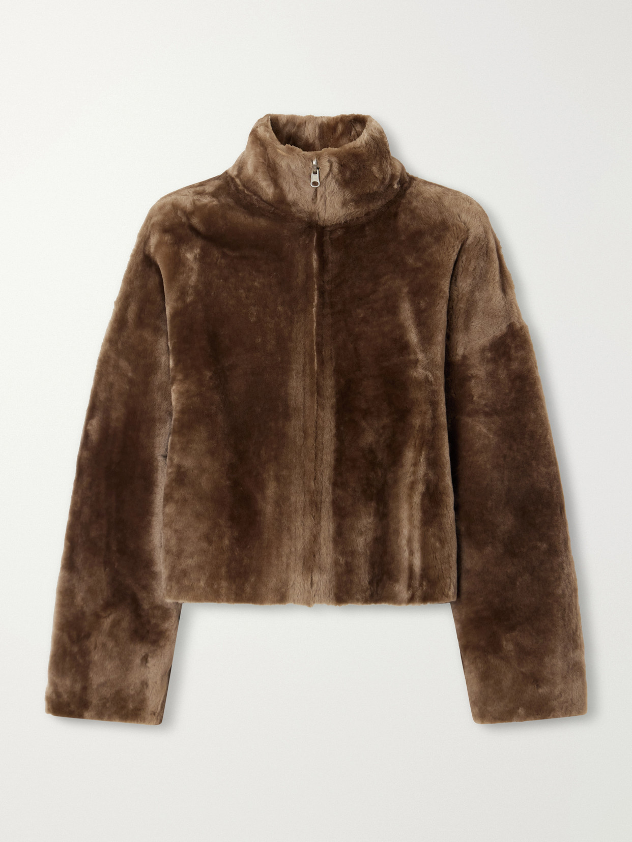 Arma Indy Reversible Shearling And Leather Jacket In Pattern