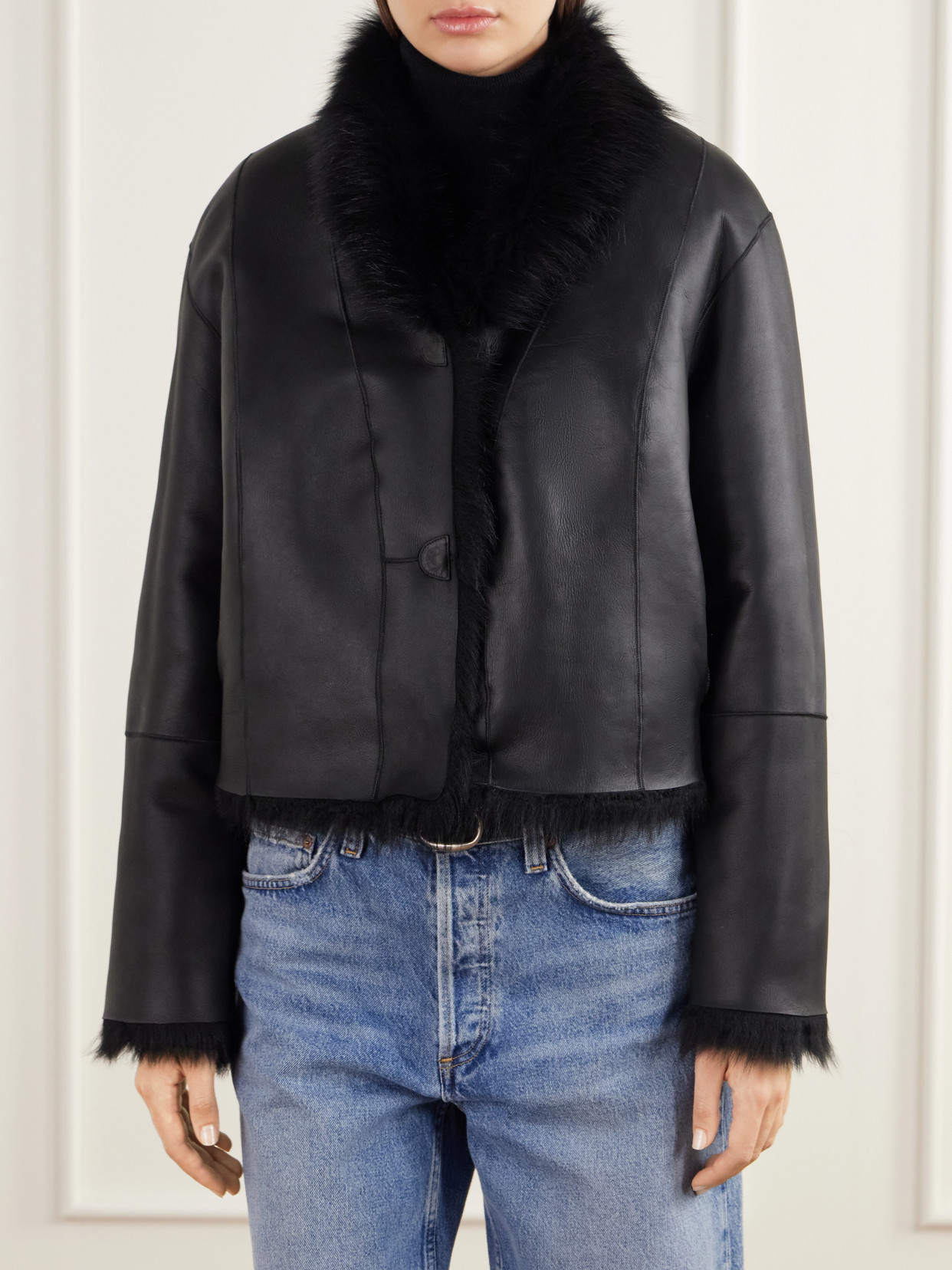 Mooney Reversible Shearling And Jacket