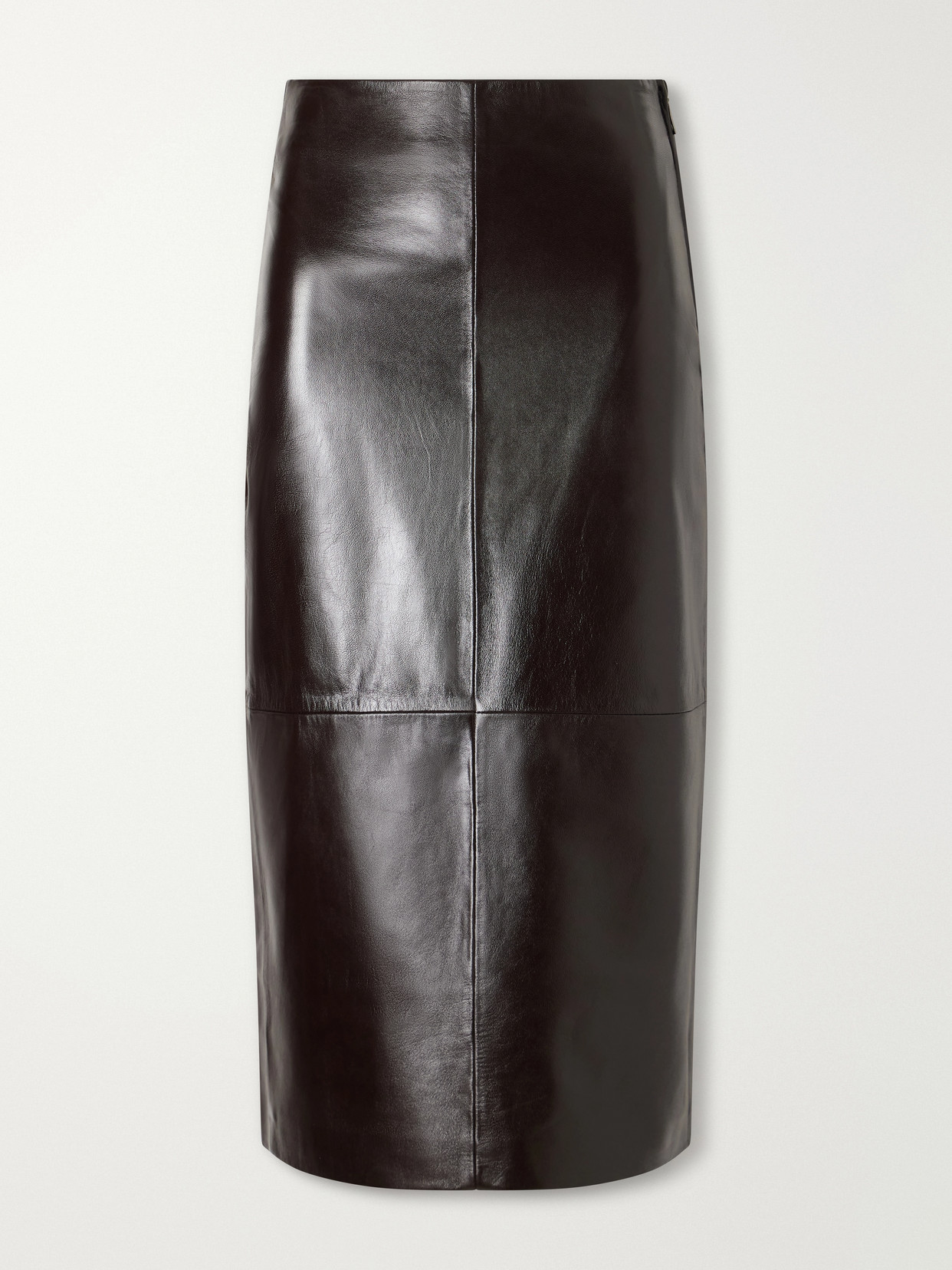 Meeka Paneled Full-Grain Midi