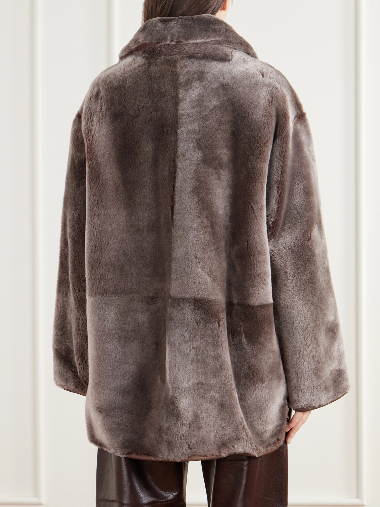Nicola Reversible Shearling And Jacket